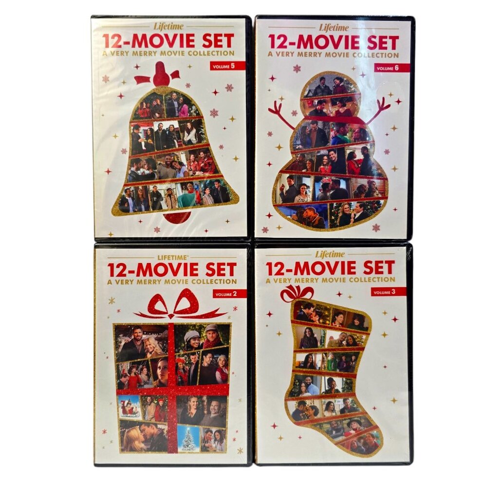 Lifetime 48-Movie Collection Set DVD A Very Merry Collection Brand New Sealed